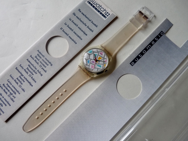 激レア試作品? 初期オートマチック 88年GK108 スウォッチ Swatch
