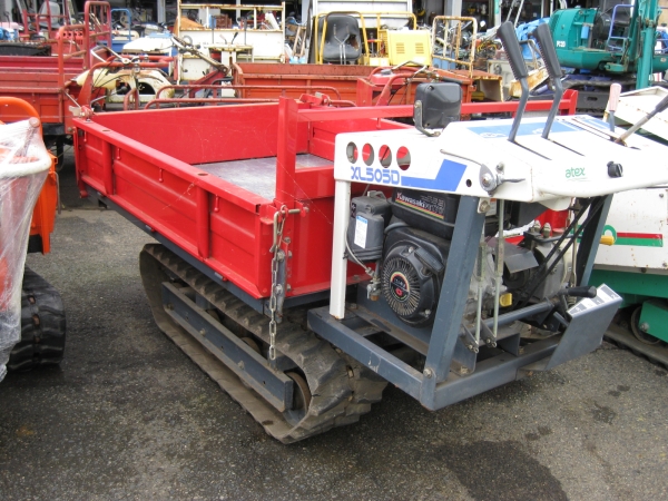 アテックス運搬車油圧ダンプ積載500キロ XL505Dゴムクローラー
