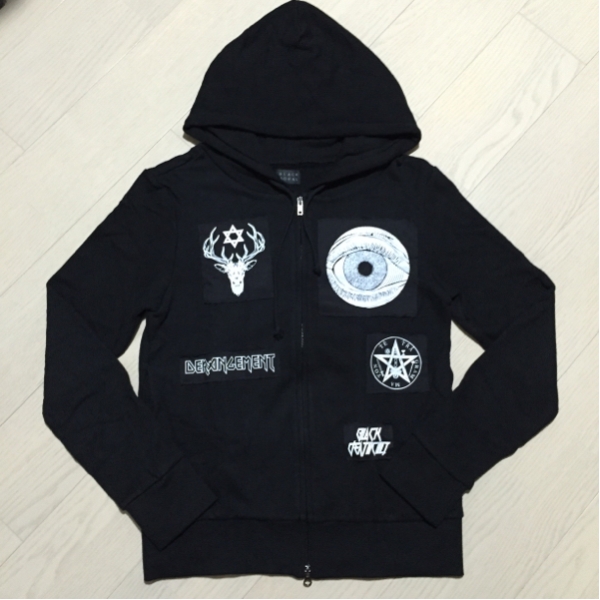 the GazettE THRASHER パーカー the GazettE BLACK MORAL×THRASHER