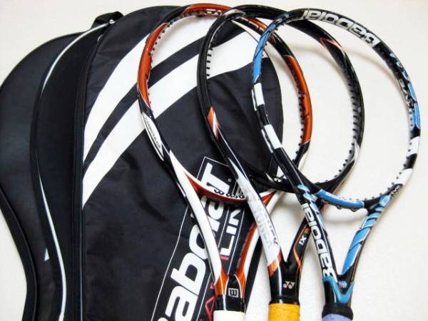 【中古品】初級、初中級向け　硬式テニスラケット３本セット