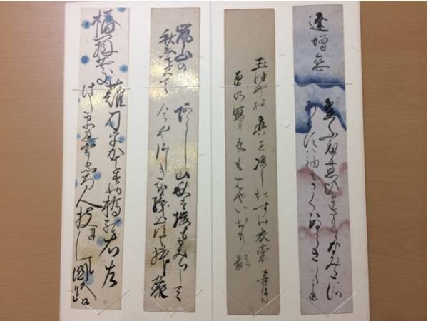 短冊　絵　作者不明　9枚 ☆ 短冊帖 作者不明 50枚 ☆ 短冊 絵 作者不明 9枚 - メルカリ