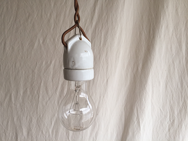 ドイツ アトリエランプ ヴィンテージ 工業系 照明 ケビント 白磁