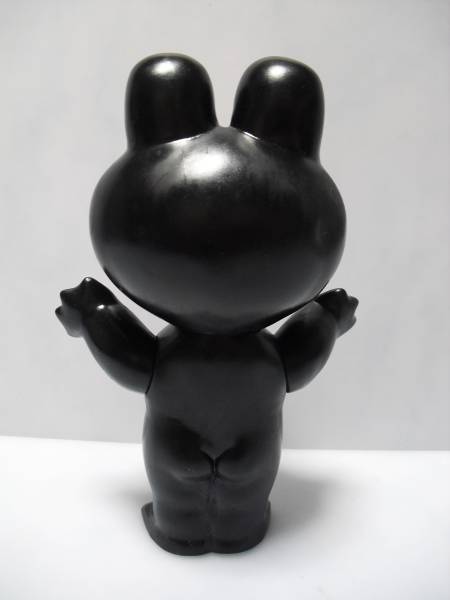 コルゲンコーワ ケロちゃん 花火模様 ソフビ人形 黒 16cm(キャラクター