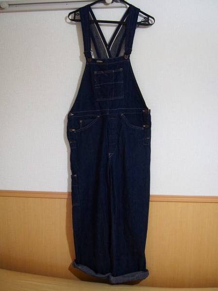 オンライン ストア 美品13SSold joeデニムオーバーオールindigo