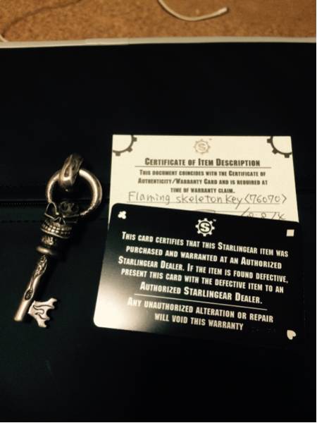 ★スターリンギア/激レア廃盤品/フレーミングスケルトンキー★