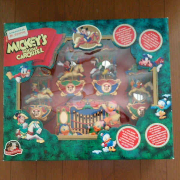 ☆美品☆クリスマス☆動くディズニーオーナメント