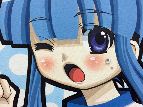 同人手描きイラストひぐらしのなく頃に古手梨花 体操服 運動会B5