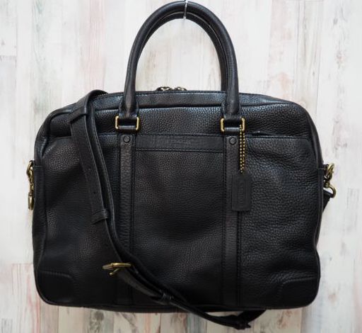COACH コーチ☆ビジネスバッグ ブリーフケース 71196/ブラック こ