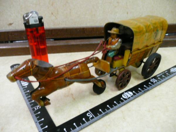 幌馬車　ブリキtoy