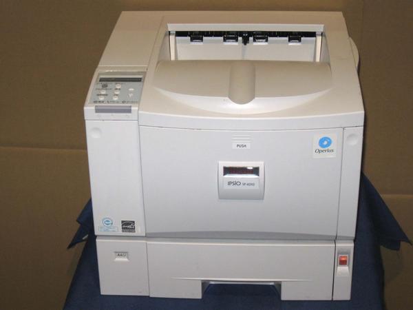 LAN★RICOH A4 モノクロレーザ IPSiO SP4010★5917枚/トナー4/5