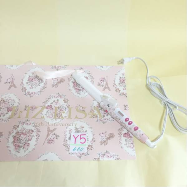 Y5＊新品 限定 リズリサ ヘアアイロン ストレート カール 2way＊