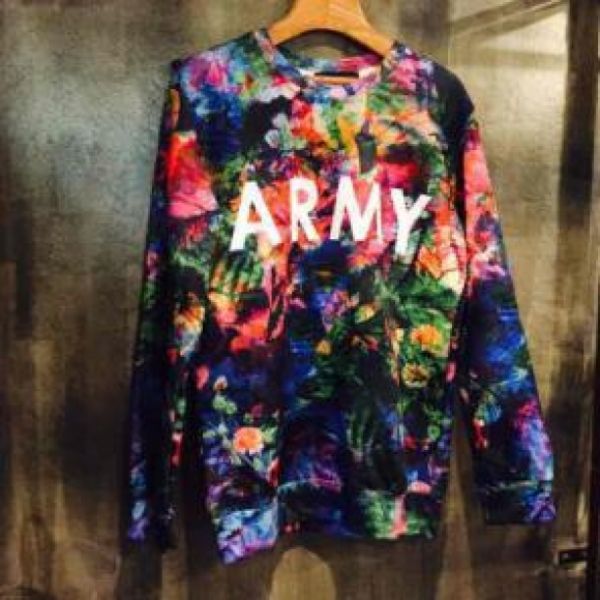 花柄ARMY★スウェット