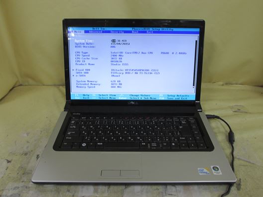 DELL Studio 1555 C2D P8600 2.40GHz 4GB 15.4型[34574]
