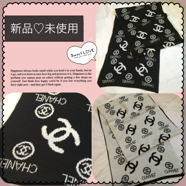 新品★未使用【シャネル ノベルティ】マフラー