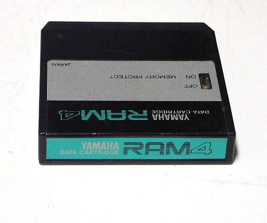 YAMAHA RAM4 DATAカートリッジ RAM4 データカートリッジ YAMAHA 動作品