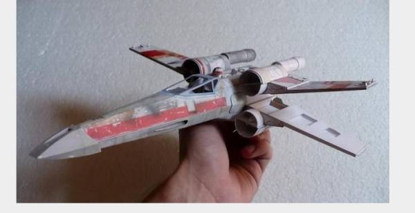 スターウォーズ Xウィング ペーパークラフト(ペーパークラフト)｜売買