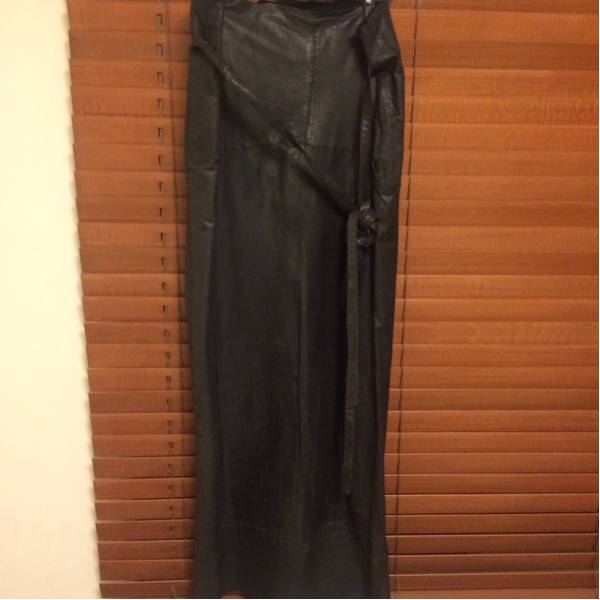 レア！ジュンヤワタナベコムデギャルソン レザーマキシスカート