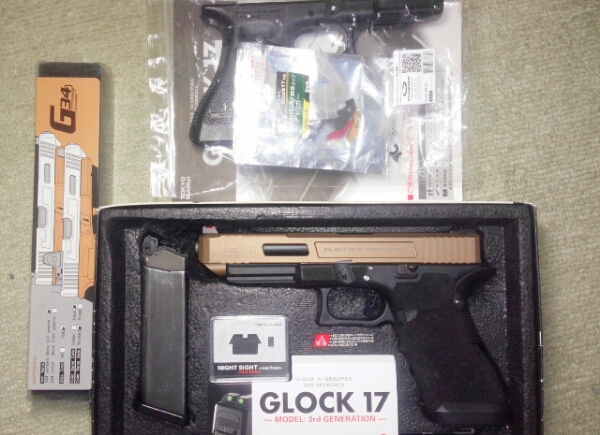 ACE 1 SAI G34 マルイ G17 ベース メタルスライド FDE カスタム_3