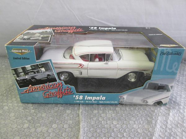 破損有 アメリカンマッスル 1/18 '58 インパラ Limited[梱0.1]