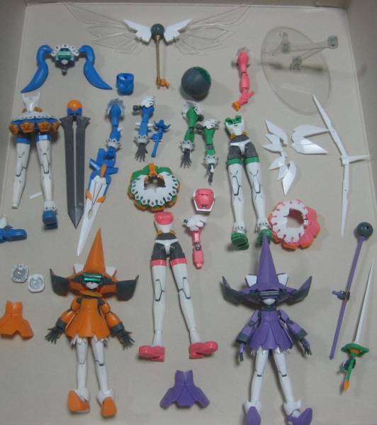 ハセガワ フェイ・イェン×3種 ガラヤカ×2種 ジャンク_1