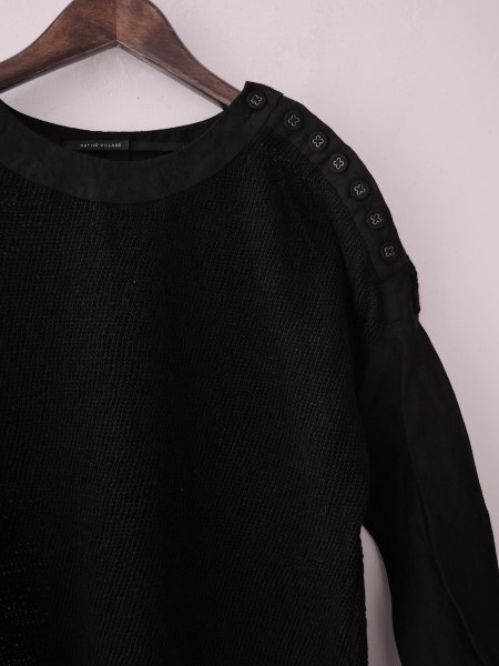 NATIVE VILLAGE ネイティブヴィレッジ *リネンセーター*GASA1115