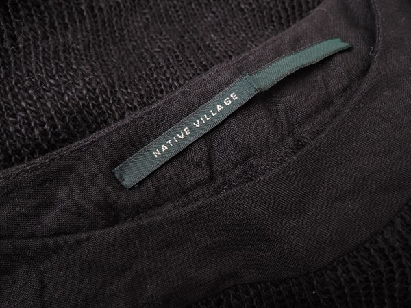 NATIVE VILLAGE ネイティブヴィレッジ *リネンセーター*GASA1115