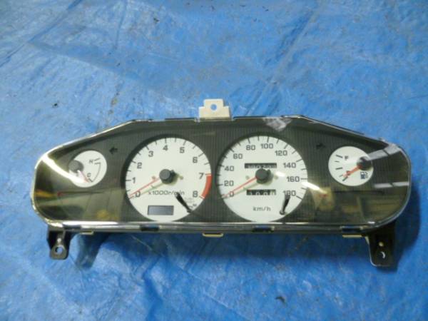 S14シルビア後期 ターボ・5MT 純正スピードメーター 中古品H