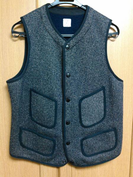 アナトミカビーチクロスベスト ANATOMICA VEST BB ウールベスト ビーチ 