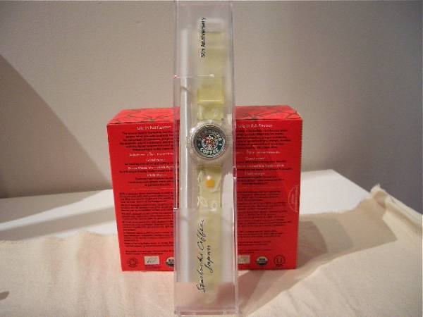 新品 スターバックス5周年記念 腕時計