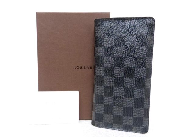 6915ヴィトン本物ダミエグラフィットブラザ長財布10年N62665