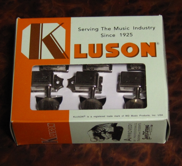 新品KLUSON SD9105MN DR Nickel ６連　Double Row ペグ 2列刻印