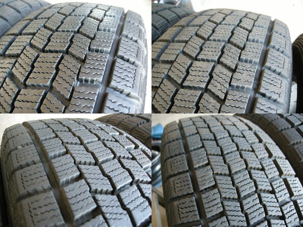 195/65R15 バリ山国産スタッドレスタイヤ 4本セット プリウス 