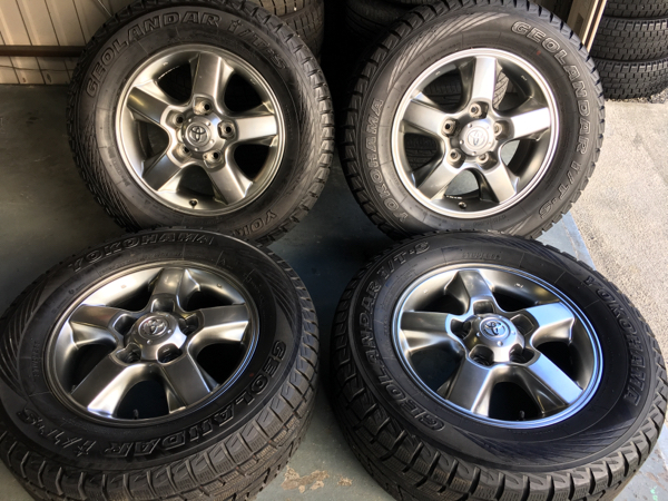 極上！ランクル100・200後期純正ツーリングED限定　285/60R18　