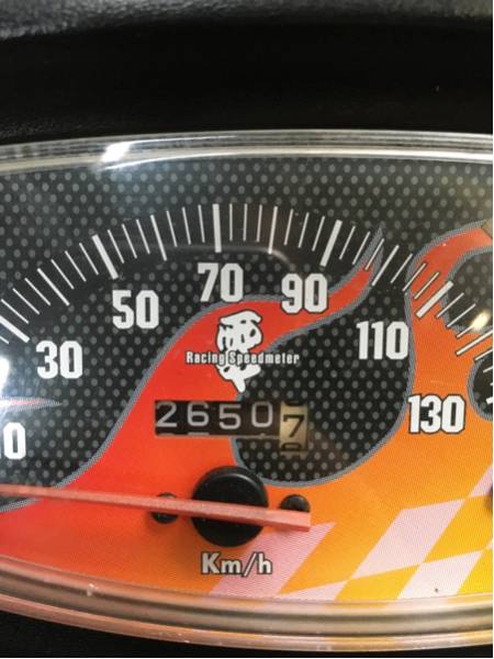 ライブディオ ZX 130km メーター レーシングサービスZERO
