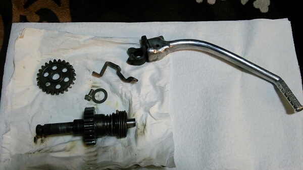 希少品!?XR250キックスターターセット(ジャンク扱い)