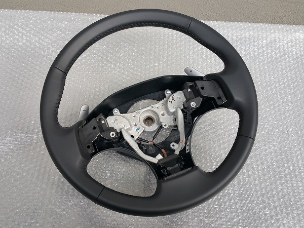 ◆美品◆レクサス is250 is350 純正 本革 ステアリング ハンドル