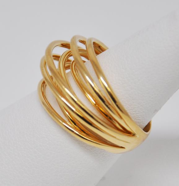 大黒屋◇１円～スタージュエリー　地金　リング　ＹＧ　9.7g