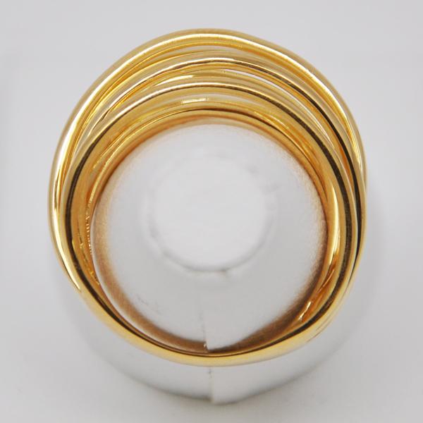 大黒屋◇１円～スタージュエリー　地金　リング　ＹＧ　9.7g