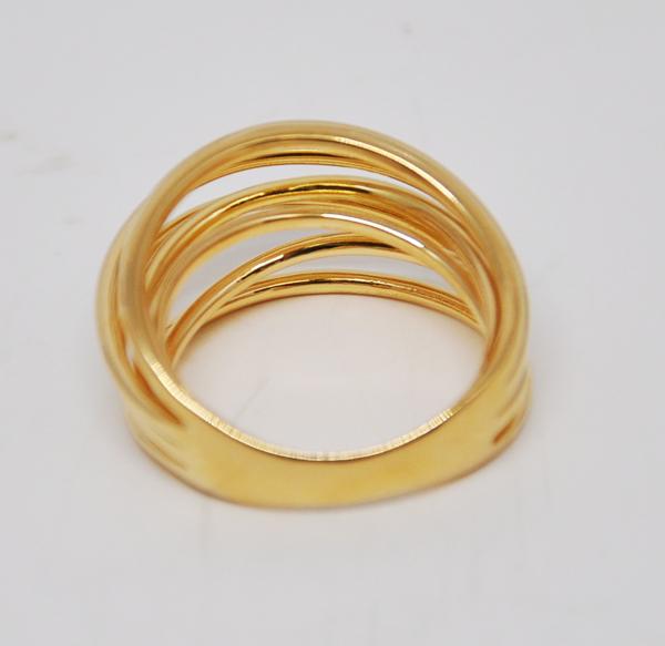 大黒屋◇１円～スタージュエリー　地金　リング　ＹＧ　9.7g