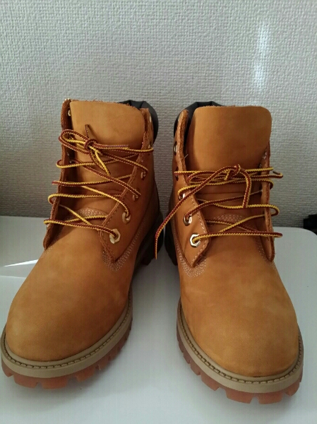 希少★ティンバ Timberland 定番 イエロー ワークブーツ 22.5