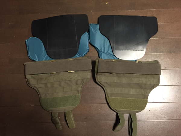 sale！！！！ボディーアーマーパーツ2つセット米軍 イラク戦争