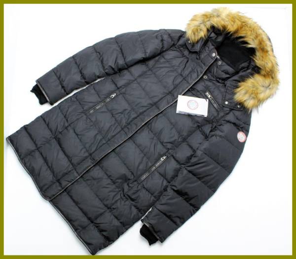 【JAN MAYEN ヤンマイエン】ファー付き ロング ダウン 44 MOORER