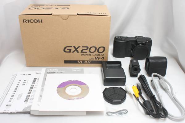 〓良品♪〓RICOH リコー GX200 VF KIT 自動開閉レンズキャップ付