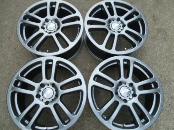 【C775】アルミホイール4本 17×7JJ 5穴 114.3 VESTA送料込 中古
