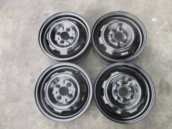 初代デミオのタイヤ鉄ホイール付165⁄70 13インチ デミオ純正 鉄 