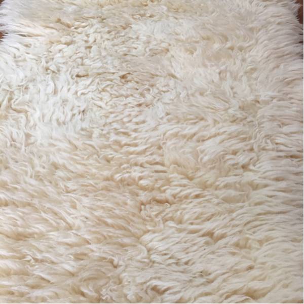 BOWRON製本羊毛ムートンラグマット長尺180×70㎝2匹物 即決品 ラグ一般