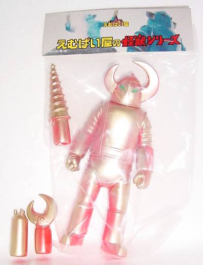 パチ怪獣 ソフビ 熱線獣王 キングヒーター 金色 DXセット