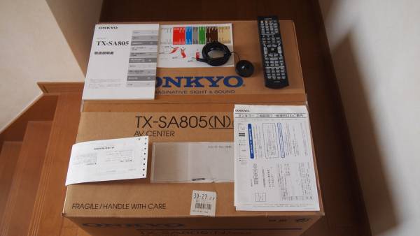 ONKYO オンキヨー AVアンプ TX-SA805 ワンオーナー品 オンキヨーAV