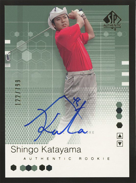 【片山晋呉】2002 SP Authentic ルーキーサインカード RC /799