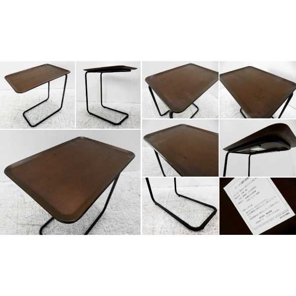 ■C872/無印良品/MUJI/タモ材/サイドテーブル/モダンデザイン